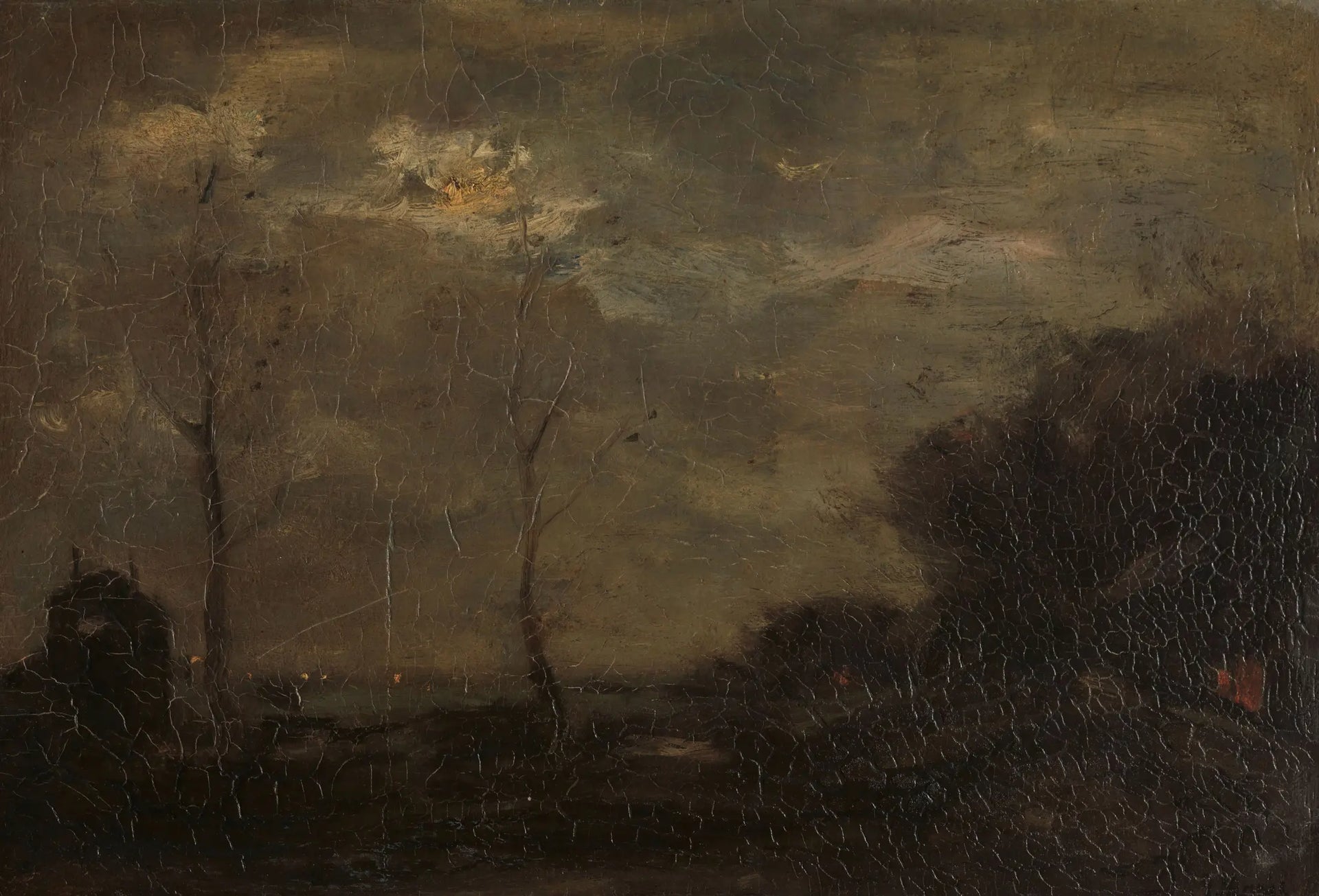 Canal au clair de lune de Jacob Maris