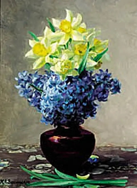 キャレムのユリとスズランが入った瓶 - H. A. Brendekilde

Source:
Lys et jacinthes de Carême dans un bocal. - H. A. Brendekilde