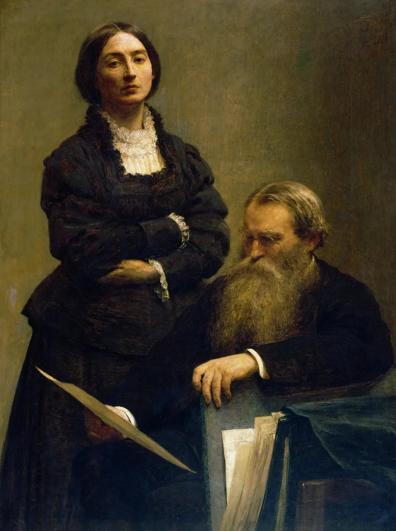 エドウィン・エドワーズ夫妻 - アンリ・ファンタン＝ラトゥール

Source:
M. et Mme Edwin Edwards - Henri Fantin-Latour