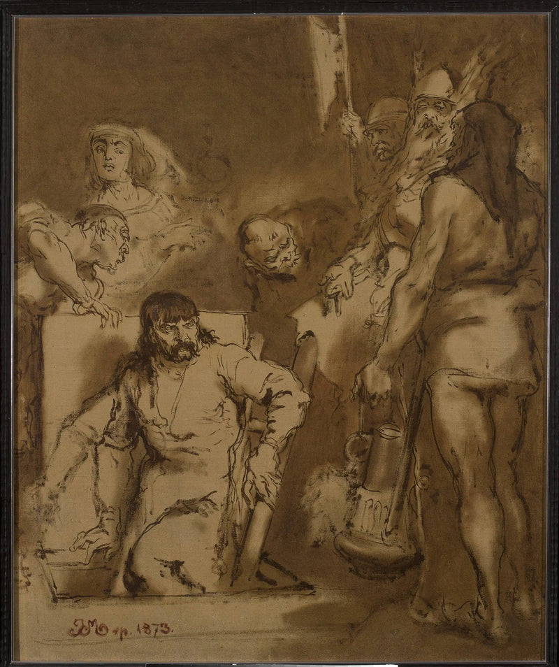 マツコ・ボルコヴィッチ、クロッキー - ヤン・マテイコ

Source:
Maćko Borkowic, croquis - Jan Matejko