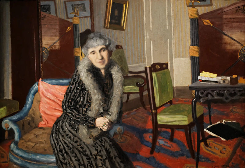 マダム・アレクサンドル・ベルナーム - フェリックス・ヴァロトン

Source:
Madame Alexandre Bernheim - Félix Vallotton