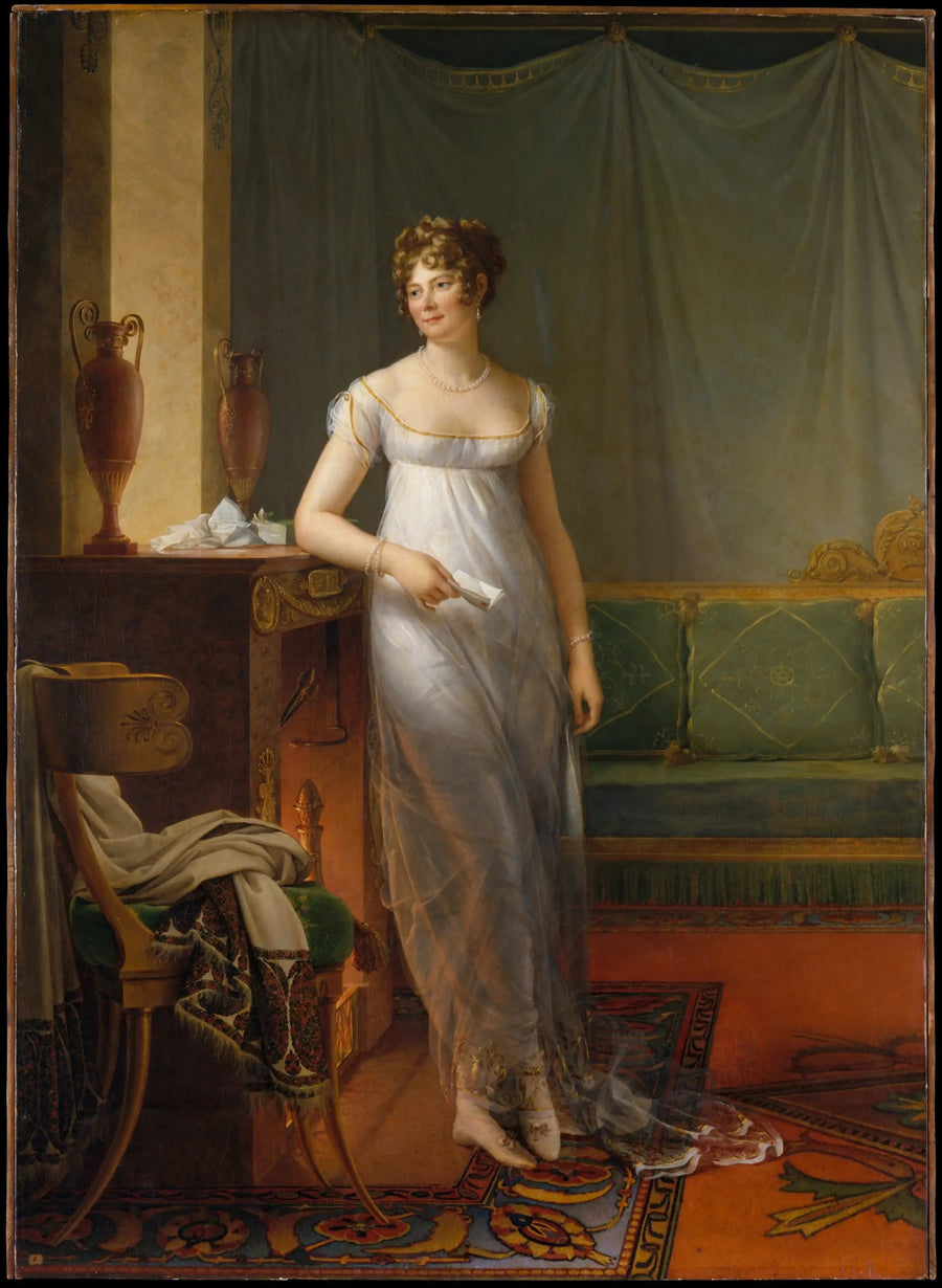 マダム・シャルル・モーリス・ド・タレイラン・ペリゴール（1761–1835） - フランソワ・ジェラール

Source:
Madame Charles Maurice de Talleyrand Périgord (1761–1835) - François Gérard