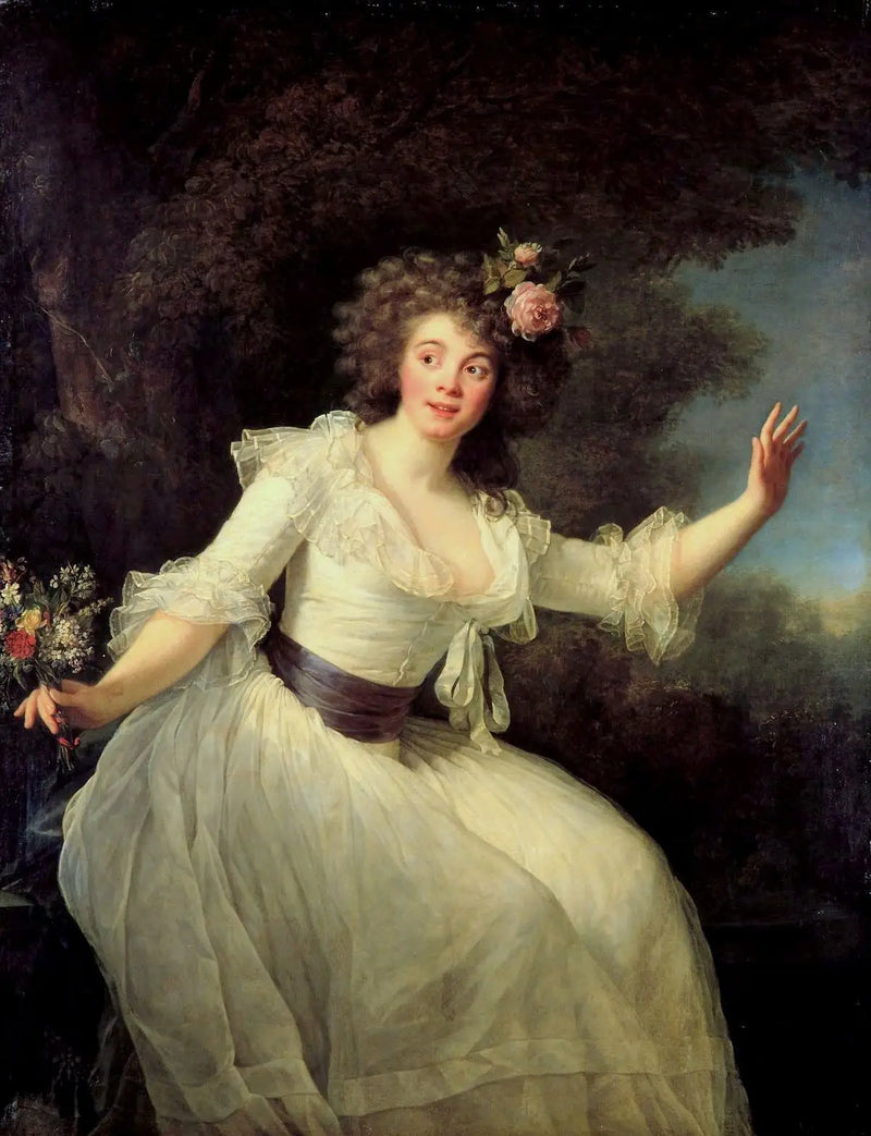 マダム・デュガゾン、「ニナ」役 - エリザベス・ヴィジェ・ル・ブラン

Source:
Madame Dugazon dans le rôle de « Nina » - Élisabeth Vigée Le Brun