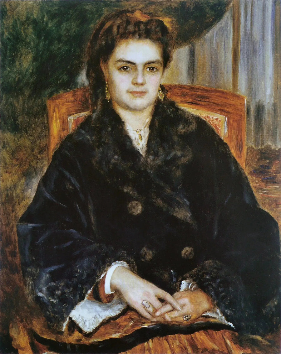 エドゥアール・ベルニエ夫人（マリー・オクタヴィ・ステファニー・ロラン、1838-1920） - ピエール＝オーギュスト・ルノワール