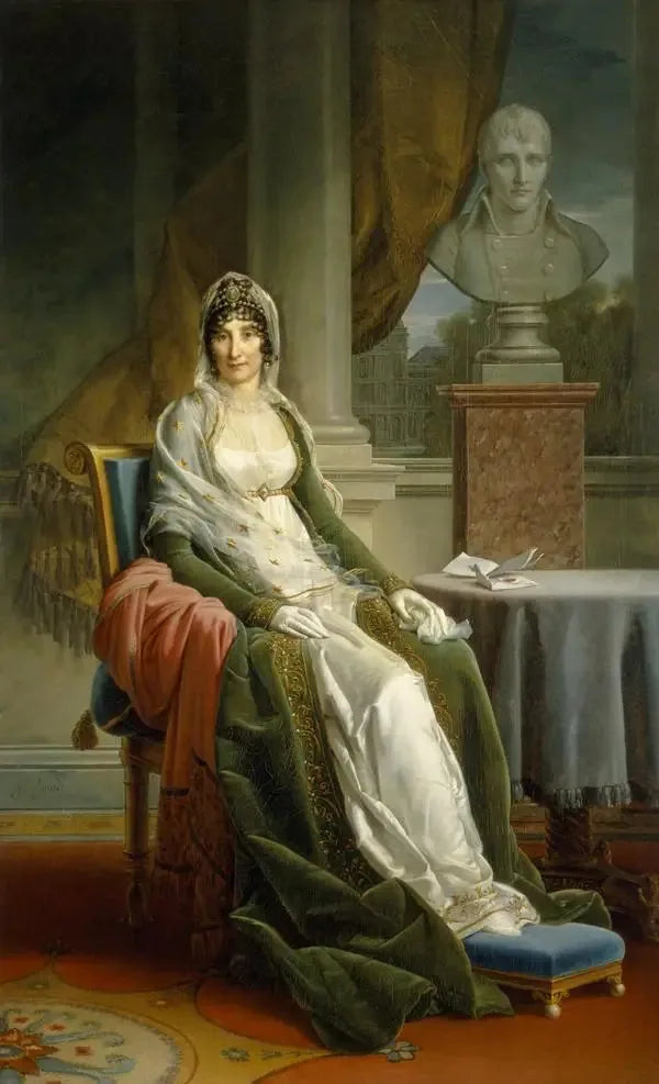Madame Mère (Maria Laetitia Ramolino Bonaparte, 1750 - 1836) - François Gérard image 2 copie de tableau peinte à la main