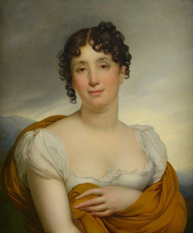 マダム・マルラン・オー・シャルル・ジョーヌ - アンヌ＝ルイ・ジロデ

Source:
Madame Merlin au châle jaune - Anne-Louis Girodet