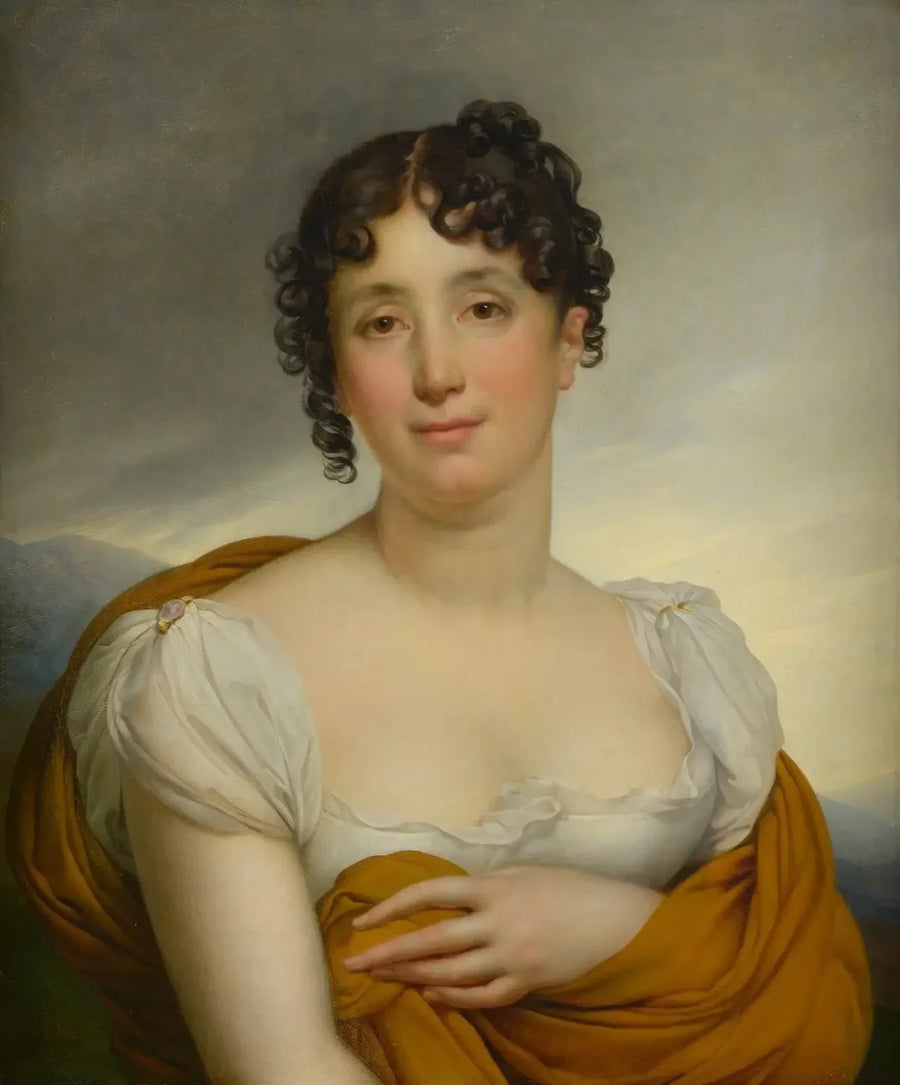 マダム・マルラン・オー・シャルル・ジョーヌ - アンヌ＝ルイ・ジロデ

Source:
Madame Merlin au châle jaune - Anne-Louis Girodet