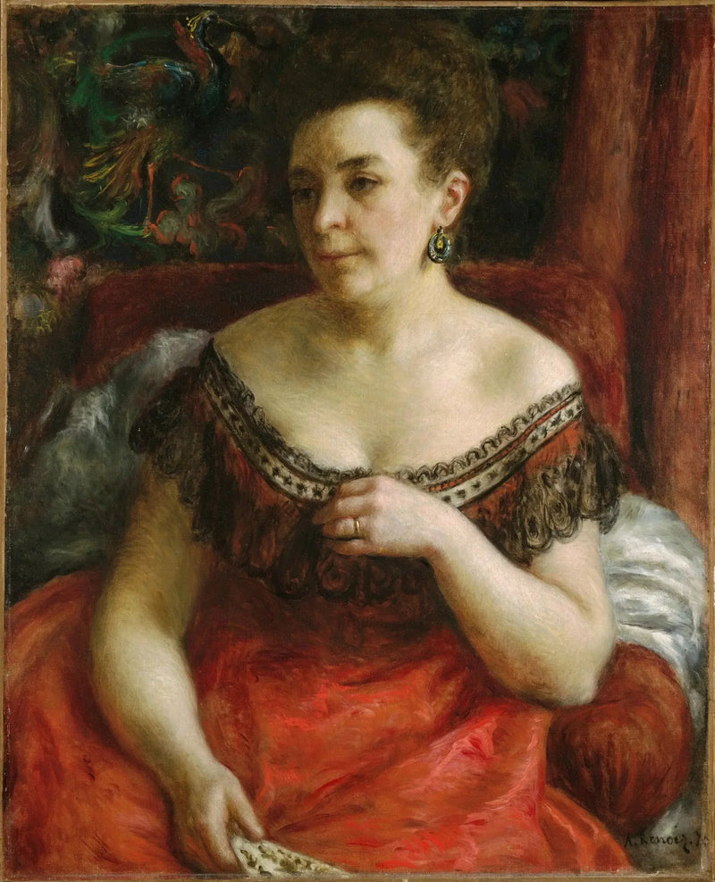 ピエール・オーギュスト・ルノワールのマダム・ピエール・アンリ・ルノワール（ブランシュ＝マリー・ブラン、1841-1910年？）