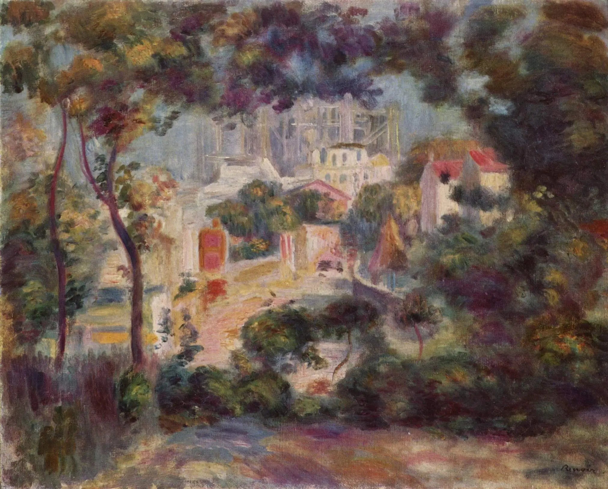 Mädchenkopf - Pierre-Auguste Renoir image 1 copie de tableau peinte à la main