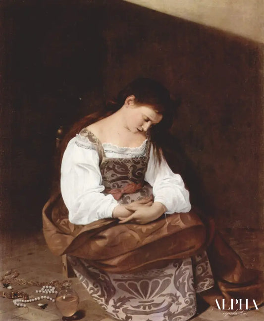 Madeleine repentante - Caravage - Reproductions de tableaux et peintures haut de gamme