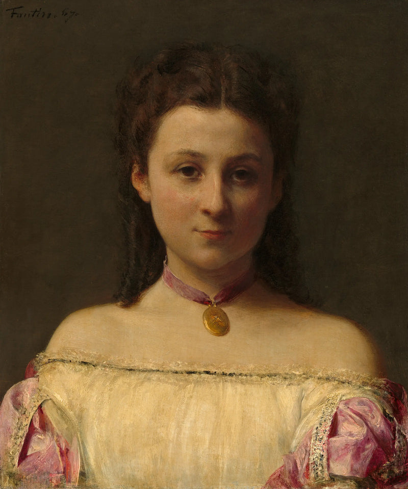 フィッツ＝ジェームズ夫人 - アンリ・ファンタン＝ラトゥール

Source:
Mademoiselle de Fitz-James - Henri Fantin-Latour