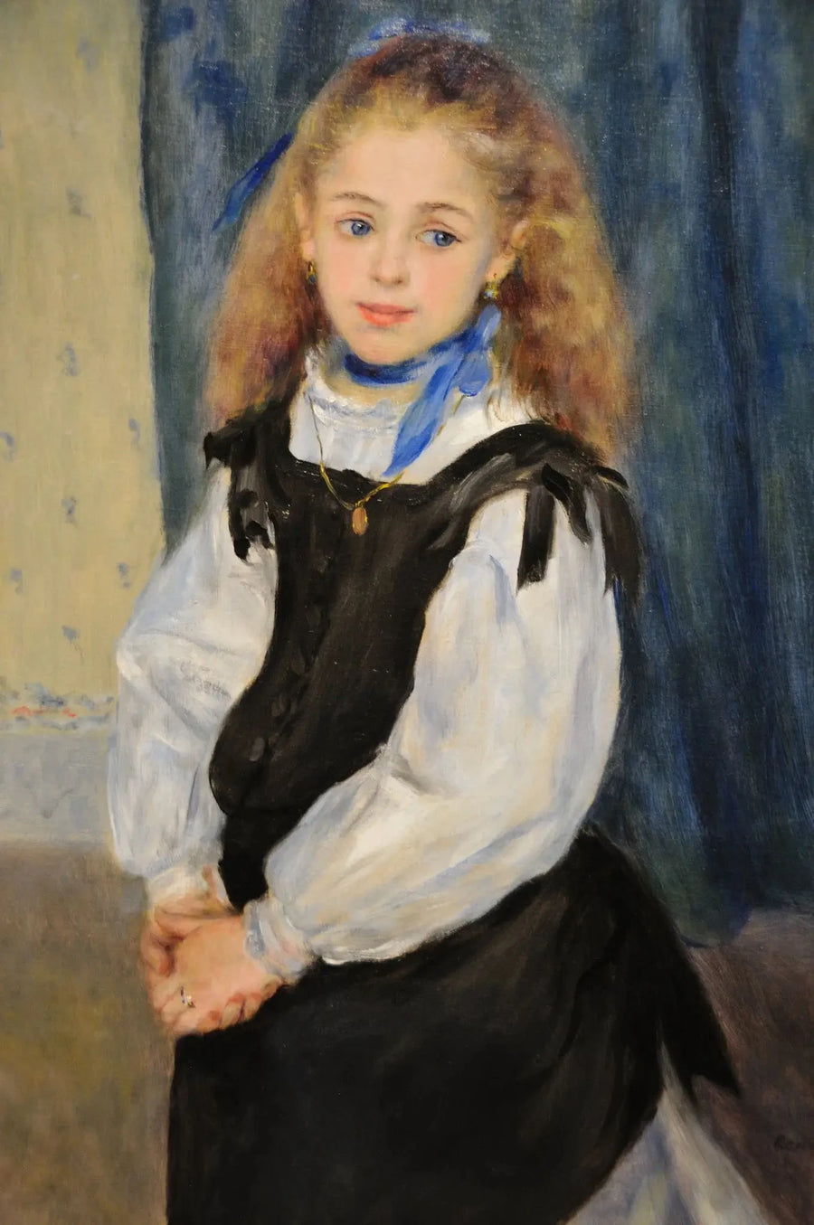 Portrait de Mademoiselle Legrand, 1875, peinture de Pierre-Auguste Renoir conservée au Philadelphia Museum of Art