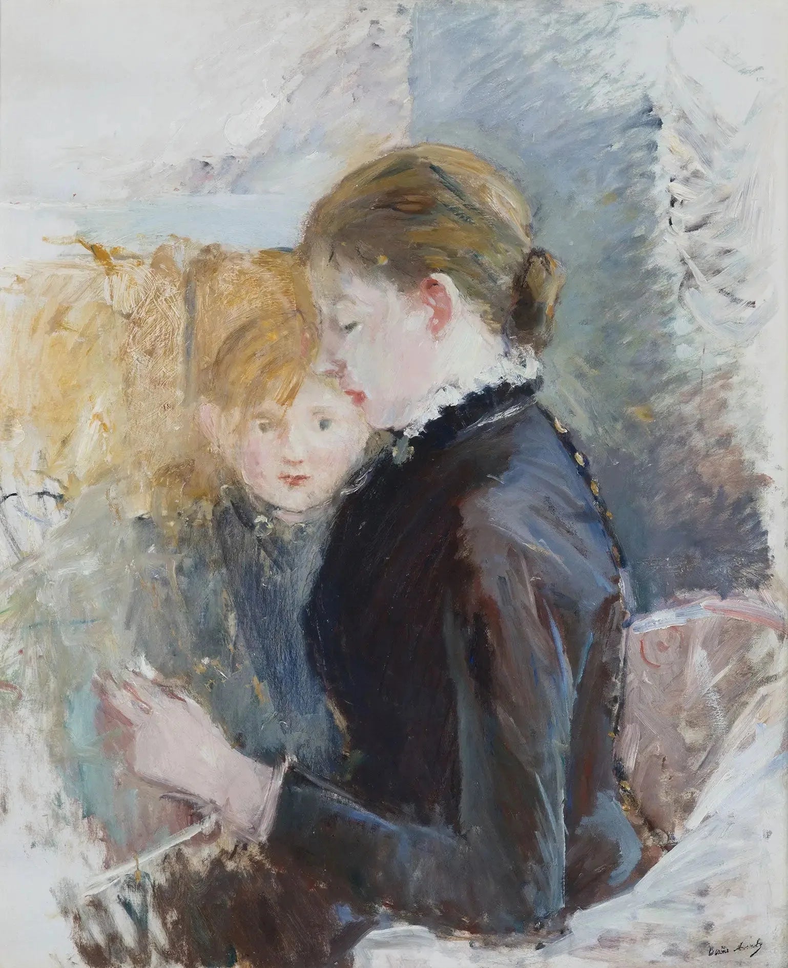 Mademoiselle Reynolds - Berthe Morisot image 1 reproduction de peinture à l’huile