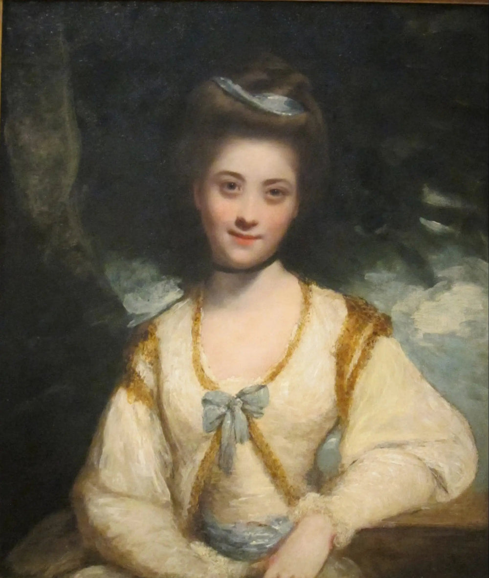 Mademoiselle Ridge - Joshua Reynolds image 1 copie peinte à la main à l’huile