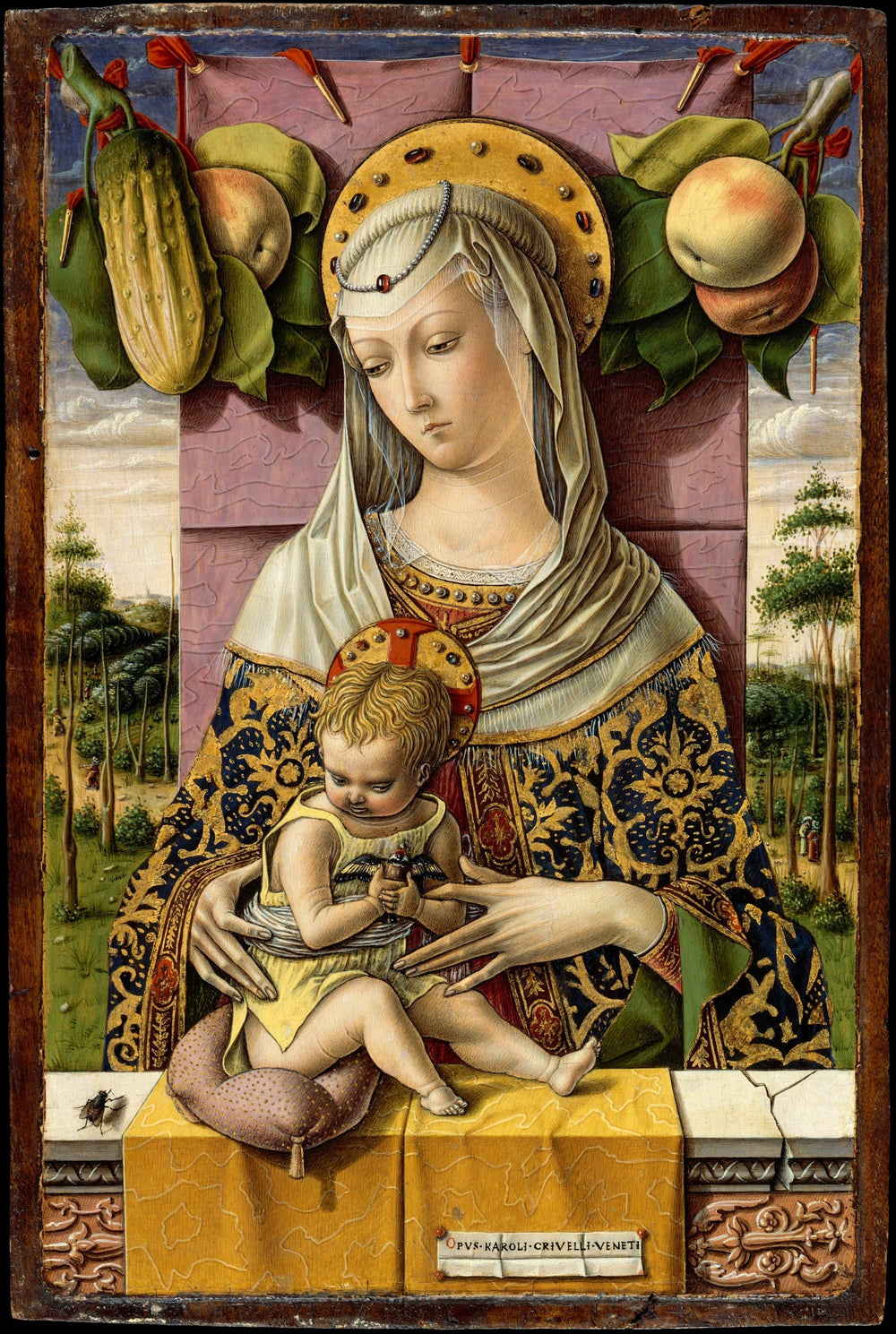 Madone Lenti - Carlo Crivelli image 1 reproduction réalisée par Alpha Reproduction
