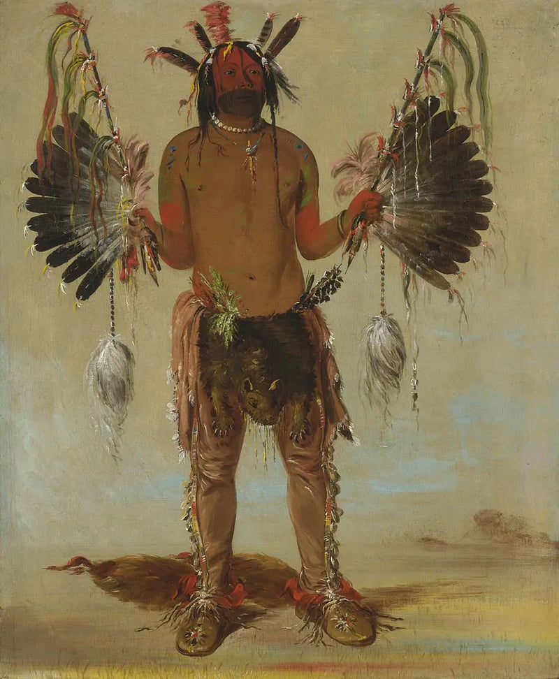 マ・トー・ヘ・ハ、古いクマ、治療師 - ジョージ・キャトリン

Source:
Mah-tó-he-ha, vieil ours, un guérisseur - George Catlin