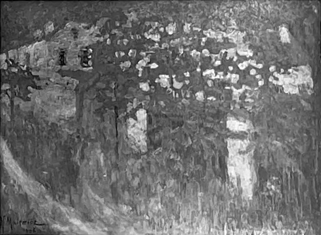 Maison à la campagne (Le toit rouge) - Kazimir Malevich - Alpha Reproduction