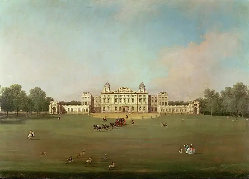 Maison de Badminton depuis le Parc de Badminton - Canaletto - Alpha Reproduction