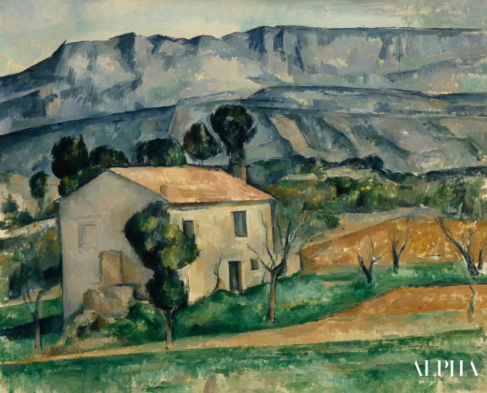 Maison en Provence - Paul Cézanne - Reproductions de tableaux et peintures haut de gamme