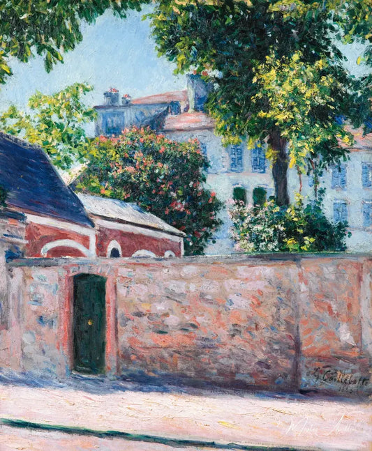 Maisons à Argenteuil - Caillebotte - Reproductions de tableaux et peintures haut de gamme