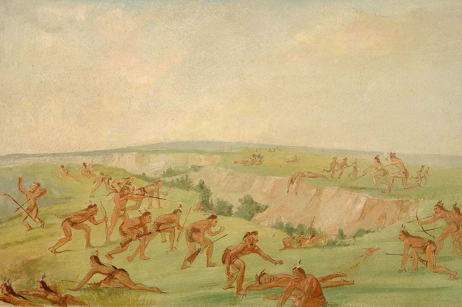 マンダンがアリカラのグループを攻撃している - ジョージ・キャトリン

Source:
Mandan attaquant un groupe d'Arikara - George Catlin