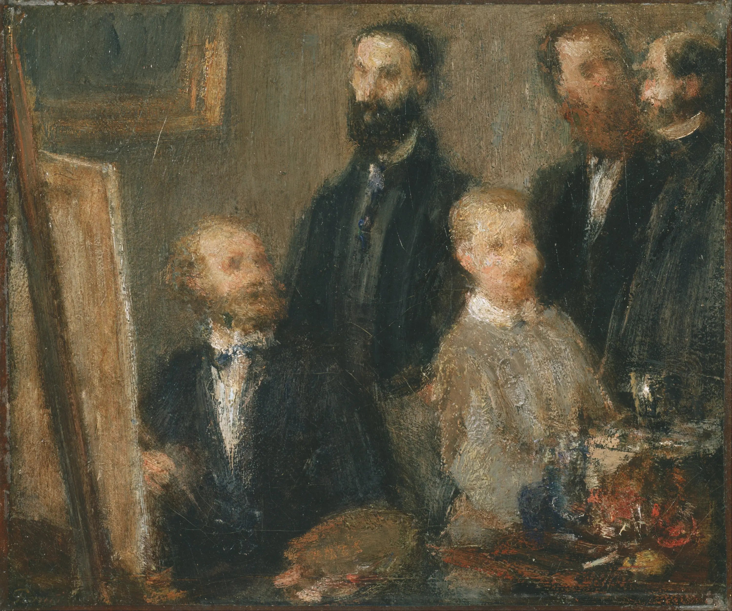 Manet dans son atelier - Henri Fantin-Latour - Alpha Reproduction