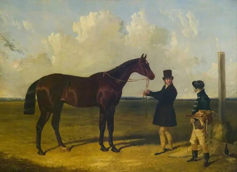 マンゴー、1837年のセントリー優勝 - ジョン・フレデリック・ヘリング Sr.  

Source:
Mango', lauréat du St Leger, 1837 - John Frederick Herring, Sr.