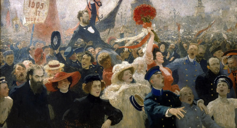 1905年10月17日のデモ行進 - イリヤ・レーピン

Source:
Manifestation du 17 octobre 1905 - Ilya Repin