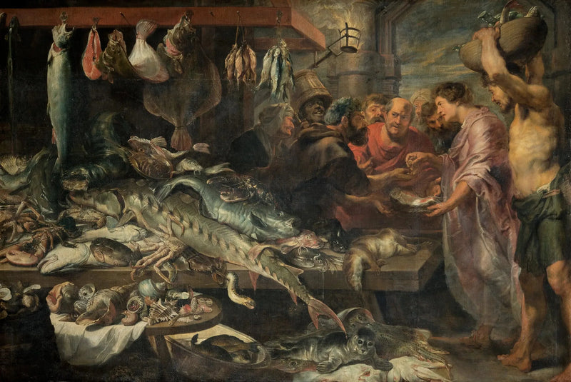 魚市場（納税の銀？） - アントワーヌ・ヴァン・ダイク

Source:
Marché aux poissons (Argent du tribut ?) - Antoine van Dyck