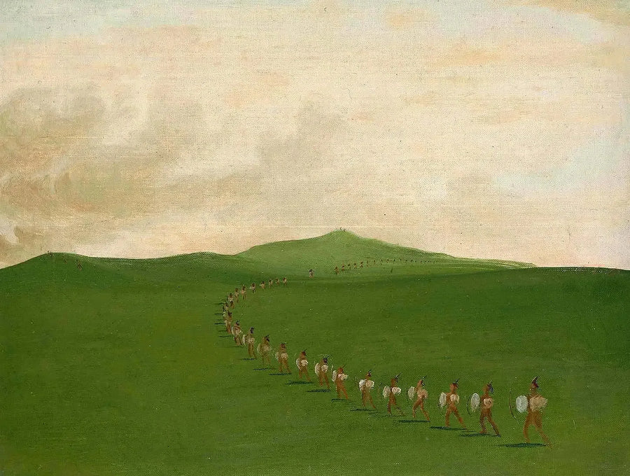 ハイ・ミズーリの歩兵の行進 - ジョージ・キャトリン

Source:
Marche des fantassins dans le Haut-Missouri - George Catlin