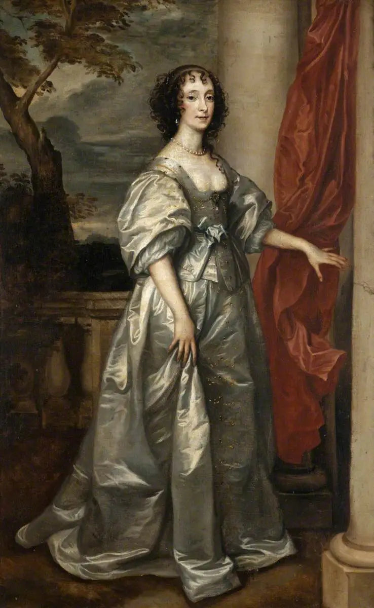 Margaret Smith, Mme Thomas Carey, plus tard Lady Edward Herbert (1606–1678) - Antoine van Dyck image 1 reproduction artisanale de tableau