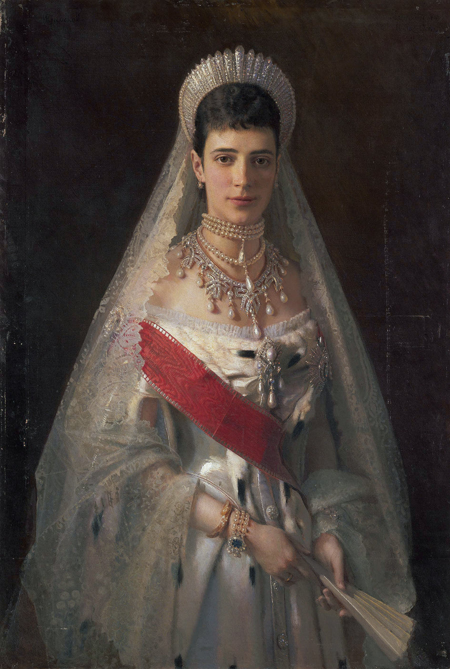 Portrait de l’impératrice Maria Feodorovna - Ivan Kramskoï