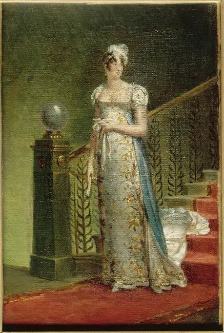 ナポリ王妃マリー＝アヌシアード＝キャロライン・ボナパルト、エリゼ宮殿にて（1782-1839） - フランソワ・ジェラール

Source:
Marie-Annuciade-Caroline Bonaparte, reine de Naples, au palais de l'Elysée (1782-1839) - François Gérard