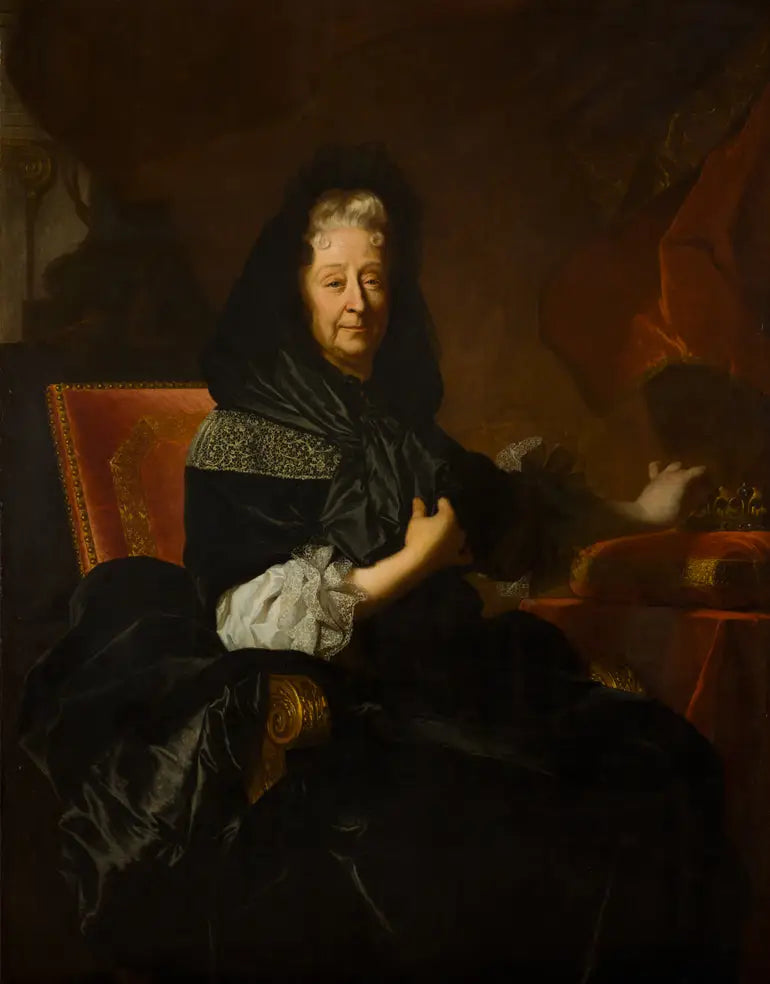 Marie d'Orléans, duchesse de Nemours - Hyacinthe Rigaud image 1 reproduction artisanale de tableau