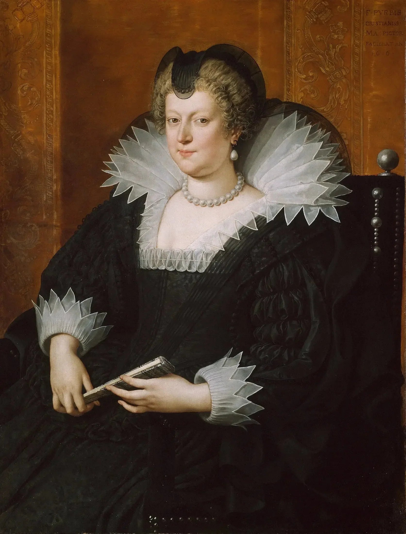 Marie de Médici - Frans Pourbus the Younger image 1 reproduction de peinture à l’huile