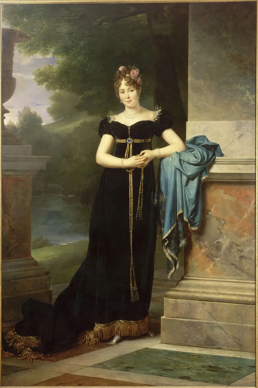 マリー・ラチンスカ（1789-1817）ワレフスカ伯爵夫人、その後オルナーノ伯爵夫人 - フランソワ・ジェラール

Source:
Marie Laczinska (1789-1817) comtesse Walewska, puis comtesse d'Ornano - François Gérard