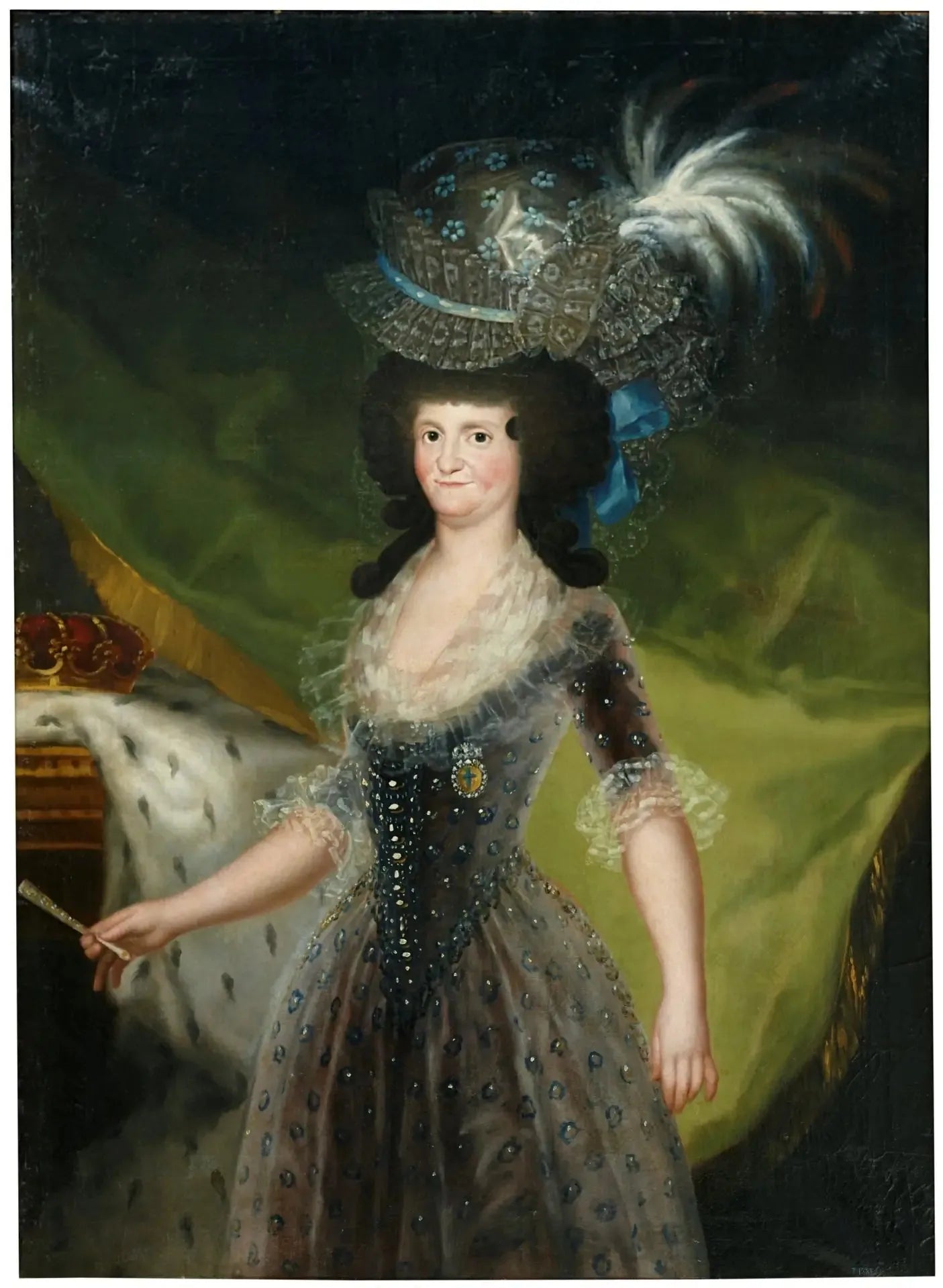 Marie-Louise de Parme, reine d'Espagne - Francisco de Goya image 1 copie de tableau peinte à la main