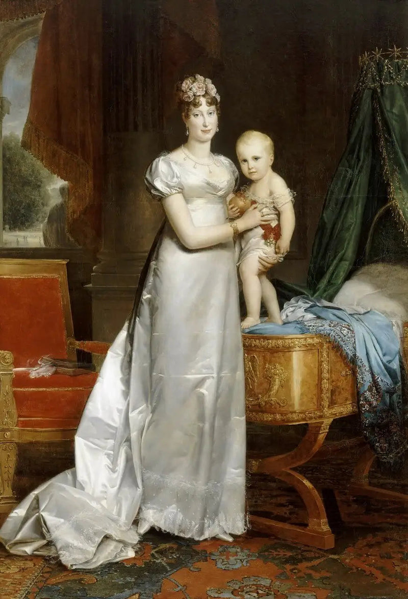 フランス皇后マリー＝ルイーズとローマ王 - フランソワ・ジェラール

Source:
Marie-Louise, impératrice des Français et le roi de Rome - François Gérard