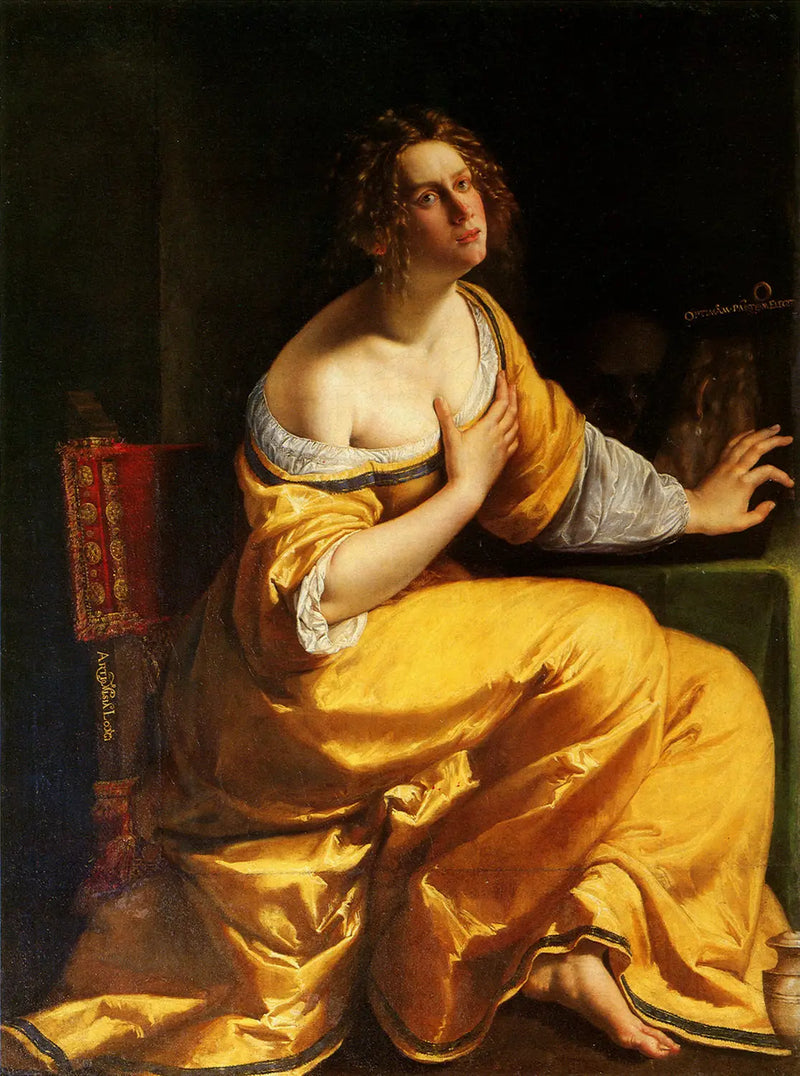 マリー・マドレーヌ - アルテミシア・ジェンティレスキ

Source:
Marie Madeleine - Artemisia Gentileschi