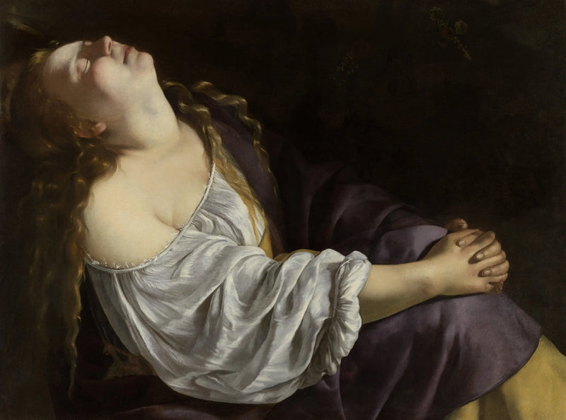 マリー＝マドレーヌの恍惚 - アルテミシア・ジェンティレスキ

Source:
Marie-Madeleine en extase - Artemisia Gentileschi