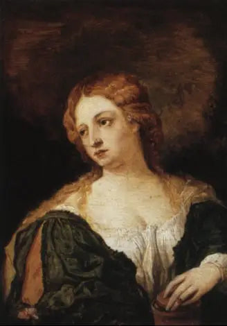 緑のドレスを着たマリー＝マドレーヌ - ダビッド・テニエール・ル・ジュヌ

Source:
Marie-Madeleine en robe verte - David Teniers le Jeune