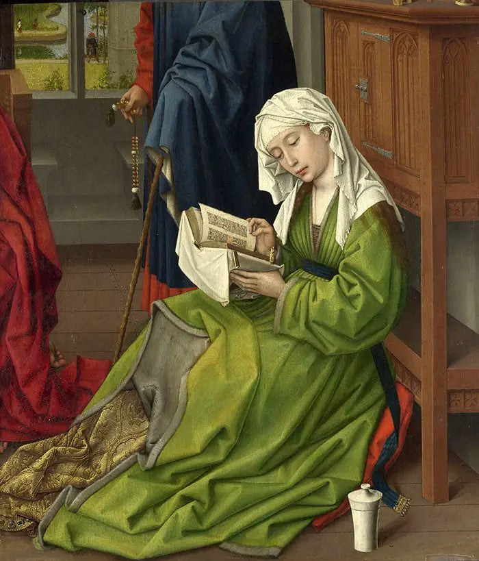 Marie Madeleine lisant - Rogier van der Weyden image 1 reproduction de peinture à l’huile