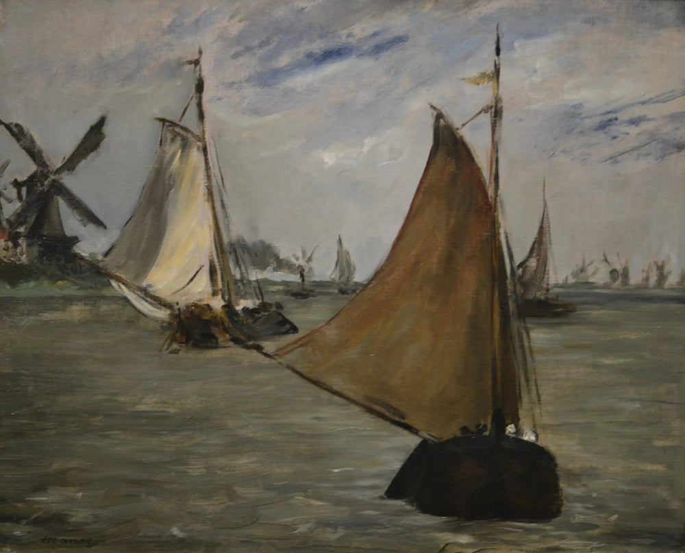 Marine en Hollande - Édouard Manet image 1 reproduction artisanale de tableau