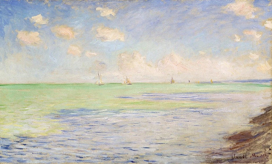 ポールヴィルの海 - クロード・モネ