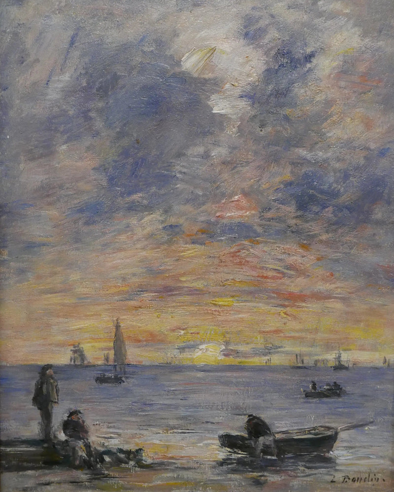 海の夕日 - ユージン・ブーダン