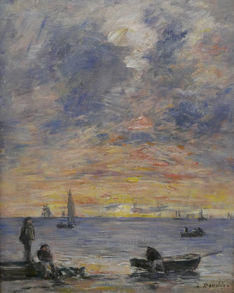 海の夕日 - ユージン・ブーダン