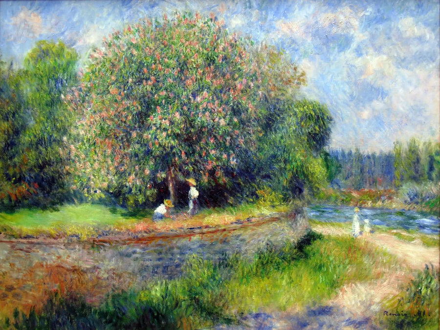 Le Marronnier en fleurs peint par Pierre-Auguste Renoir en 1881