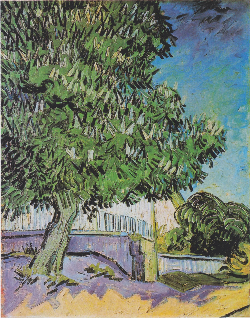 Marronniers en fleurs - Vincent van Gogh image 1 reproduction de peinture à l’huile
