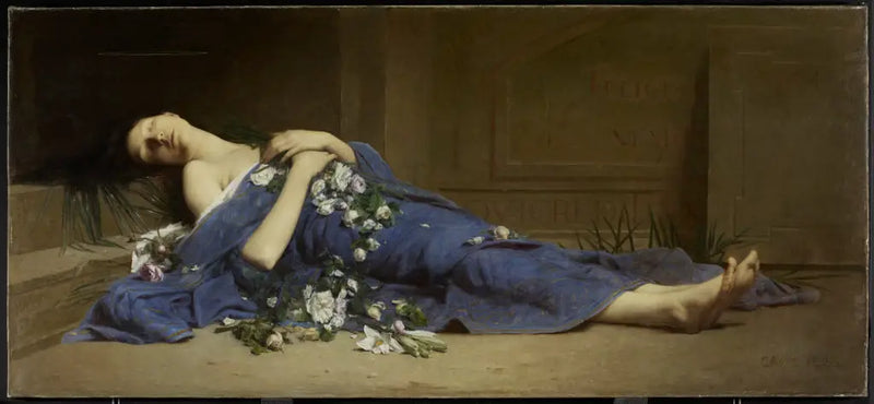 カタコンベの殉教者 - ジュール＝シリル・カヴェ

Source:
Martyr dans les catacombes - Jules-Cyrille Cavé