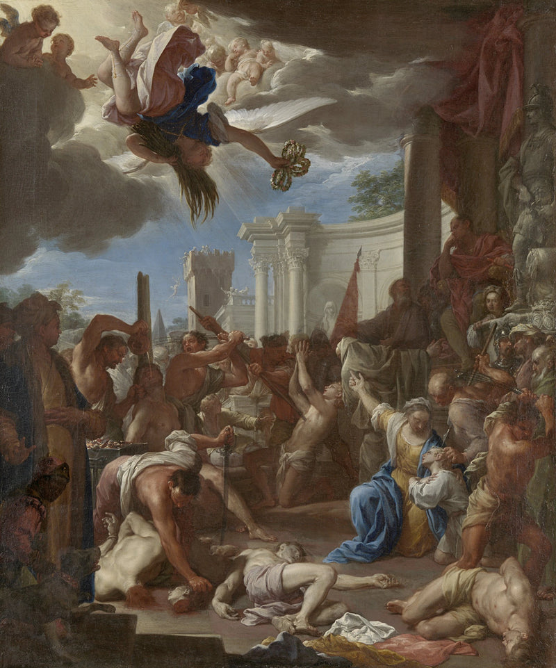 Le martyre des sept frères, fils de Sainte Félicité - Francesco Trevisani